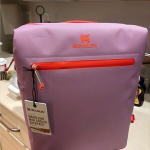 Stanley Lavender and Orange Cooler Backpack
